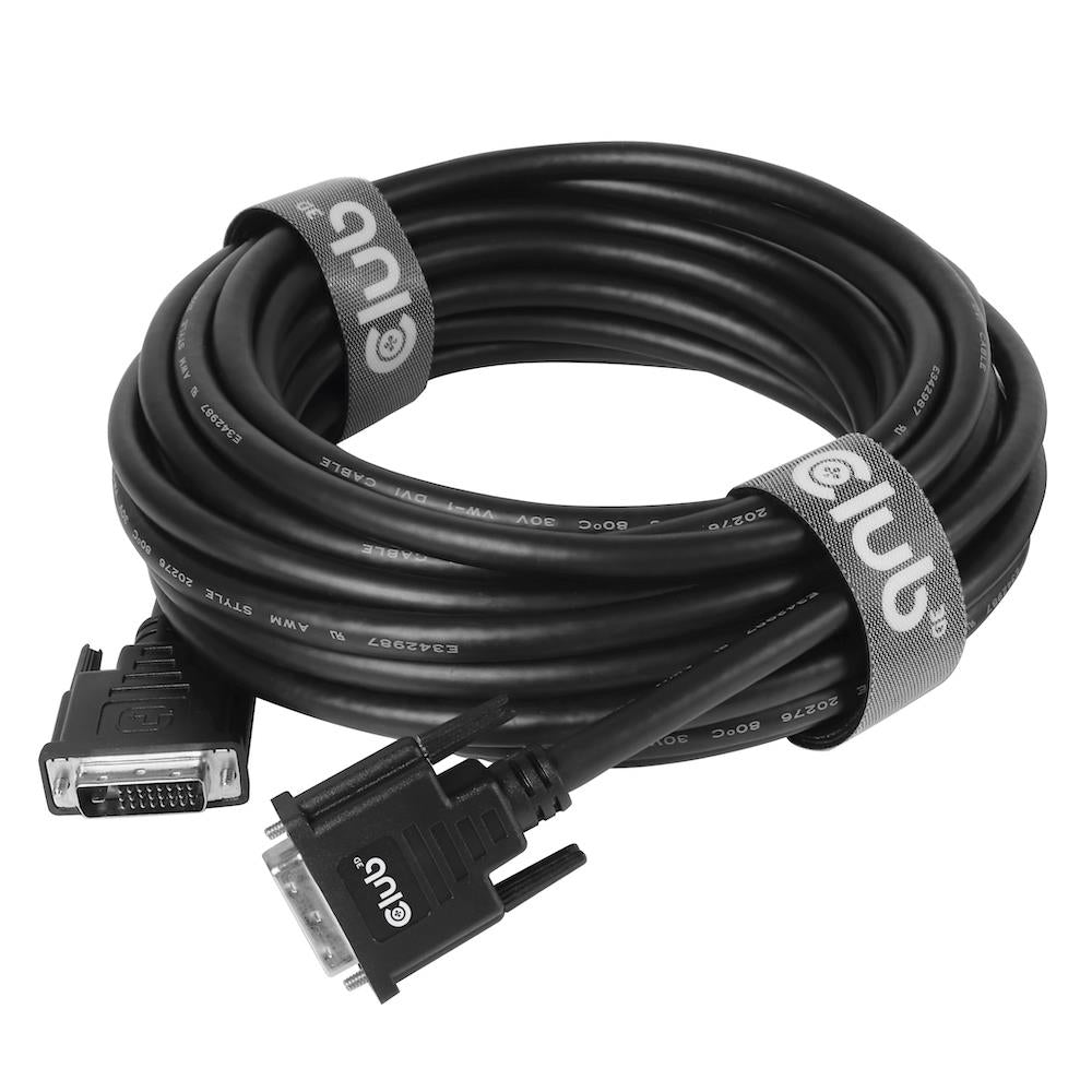 CABLE DVI-D TO DVI-D 3M/M/M CAC-1223 CLUB3D